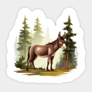 Little Donkey Sticker